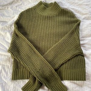Green sweater, H&M size xs